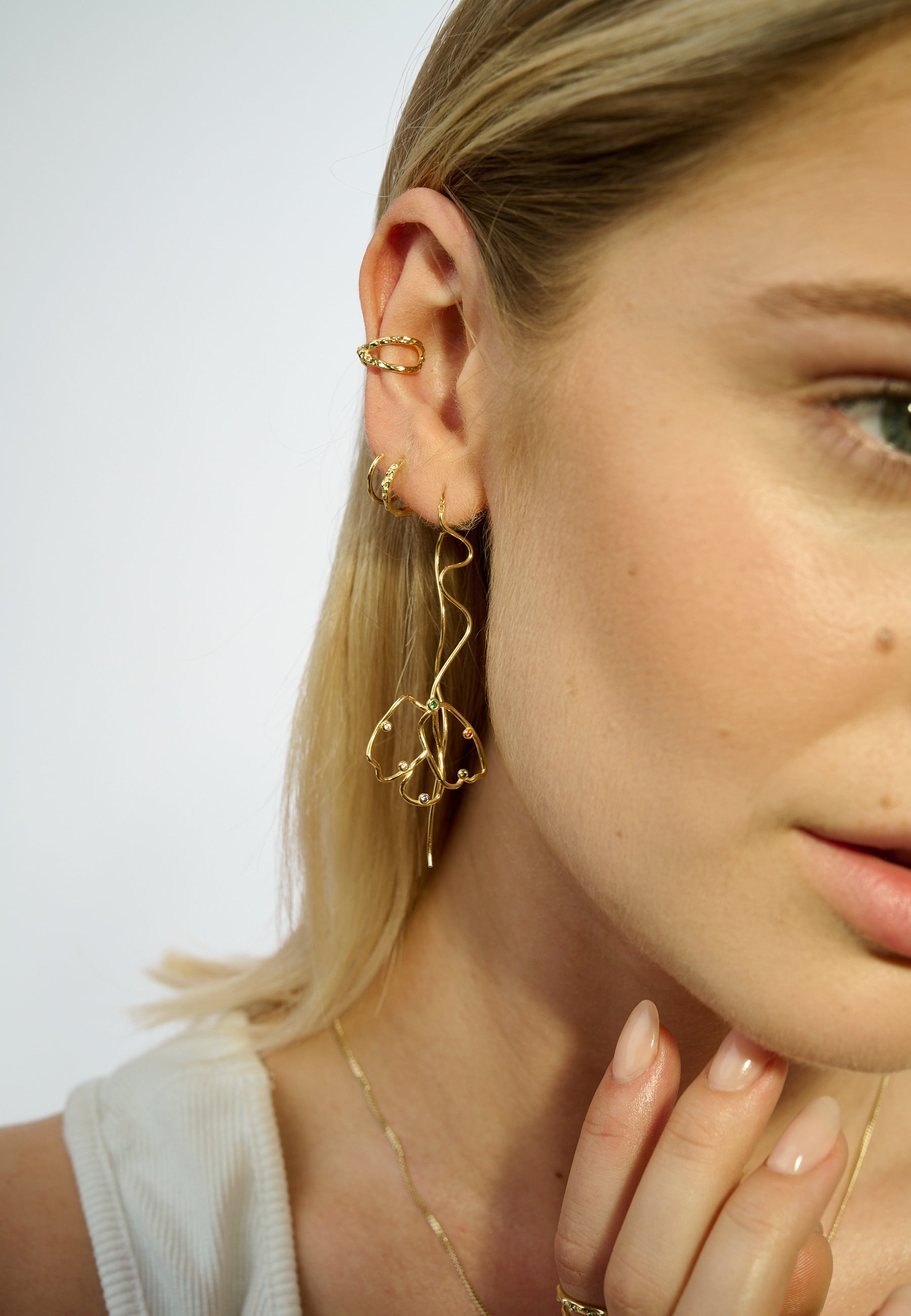 SRPoppy Flower Ørering - Single